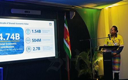 Newmont: US$ 4,74 miljard bleef in Suriname na tien jaar goudproductie bij Merian