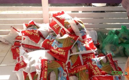 Leefgemeenschappen langs Saramaccarivier ontvangen voedselhulp
