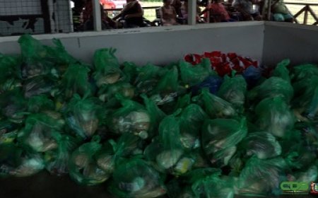Opnieuw voedselhulp voor gemeenschappen langs Saramaccarivier