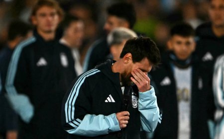 Messi sluit tijdperk bij Argentinië af met goal en twee assists