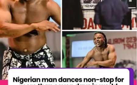 Benjamin Daniels Wereldrecordpoging in Nigeria