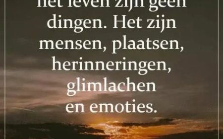 De mooiste dingen in het leven zijn voor iedereen 
