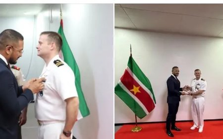 Amerikaanse militair krijgt onderscheiding in Suriname