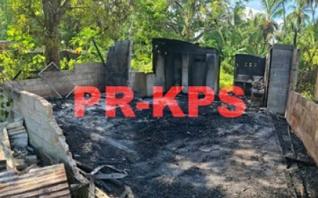 Woning volledig afgebrand in Coronie