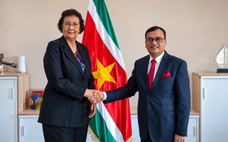 Vertrekkende Indiase ambassadeur ziet nieuwe kansen voor Suriname in landbouw en technologie