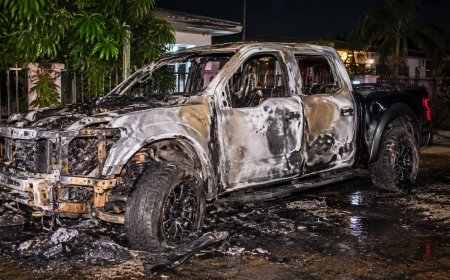 Ford Raptor in brand gestoken, verdachte kort na incident aangehouden