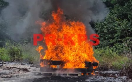 Narcotica Brigade verbrandt 155 kilogram drugs te Kraka