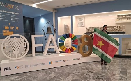 Surinaams studententeam presenteert duurzame landbouwinnovatie bij FAO in Rome