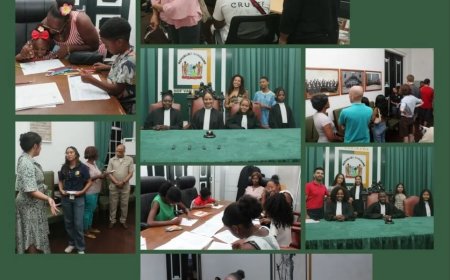 Ook Rechtspraak Suriname nam deel aan MuseumN8