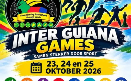 Ruim 150 Surinaamse sporters in actie tijdens Inter-Guyanese Spelen