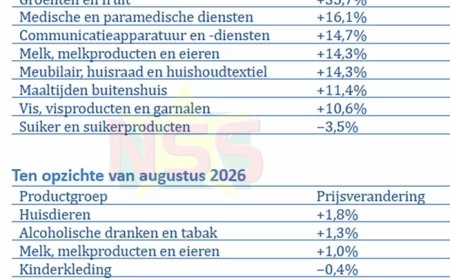 Inflatie daalt naar 7,3 procent; groenten en fruit blijven fors duurder