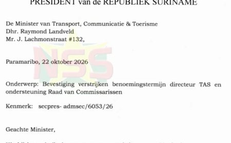 President bevestigt schriftelijk: benoeming TAS-directeur van rechtswege verstreken