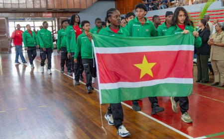 Inter-Guyanese Spelen 2026 officieel geopend: jongeren uit drie landen strijden in Suriname
