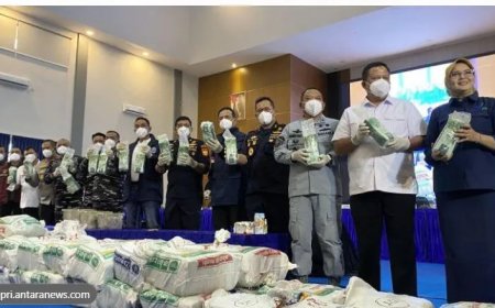 Indonesië: Meer dan duizend kilo drugs op schip