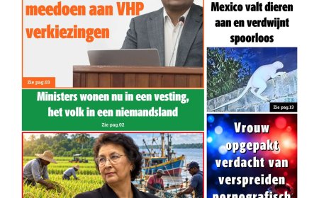 Dagblad Suriname, maandag 26 oktober 2026