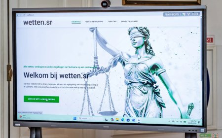 Digitaal wettenplatform Wetten.sr in gebruik genomen
