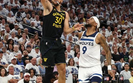 Curry leidt Warriors naar zege op Minnesota