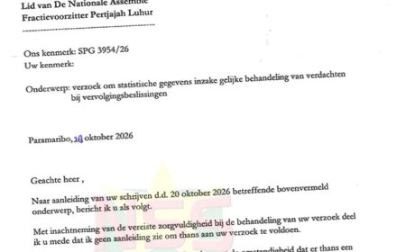 PG weigert Somohardjo vervolgingscijfers en verwijst naar zijn strafzaak