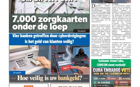 Dagblad Suriname, vrijdag 30 oktober 2026