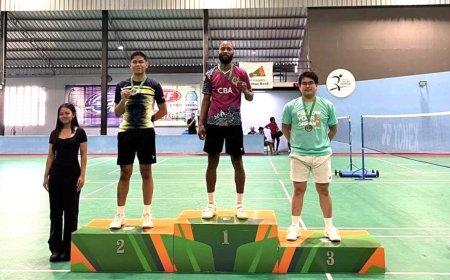 Badmintonner Opti drievoudig nationaal kampioen, passeert Caster en Van Daal