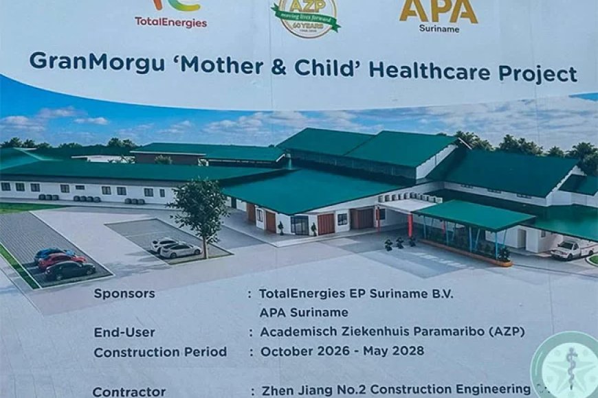 Suriname: Construction begins on $13 million pediatric health facility at Academic Hospital