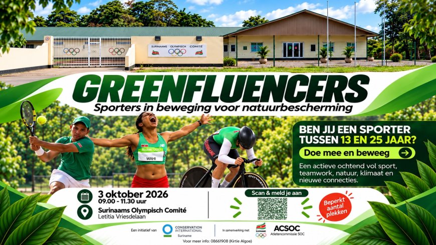 Jonge sporters worden ‘Greenfluencers’ voor natuur en klimaat