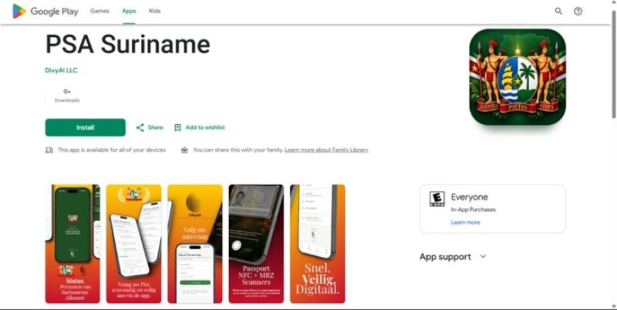 PSA-website als app te downloaden voor Android-toestellen
