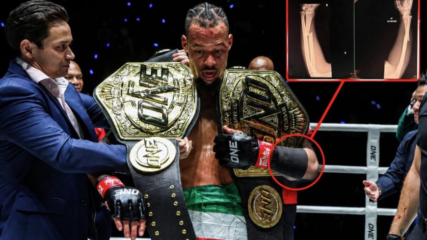 Eersel prolongeert Muay Thai-wereldtitel ondanks gebroken arm
