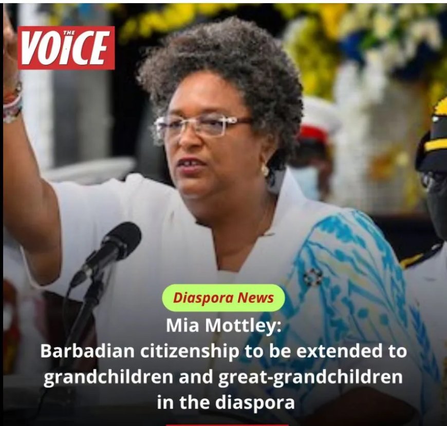 Barbados wil burgerschap uitbreiden naar nazaten.