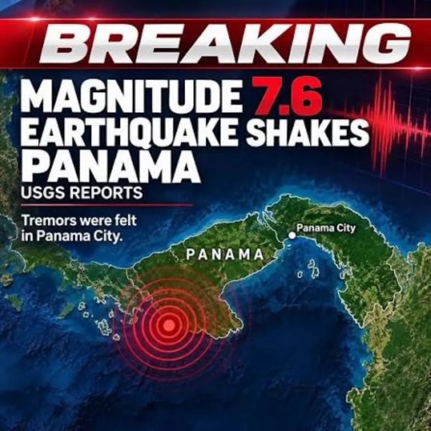 Zware aardbeving van 7,6 treft Panama: tsunami-alarm in regio