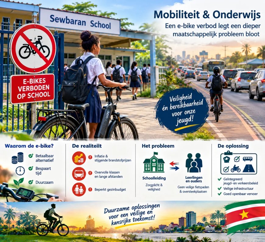 Mobiliteit en onderwijs: E-bike verbod op school legt dieper maatschappelijk probleem bloot