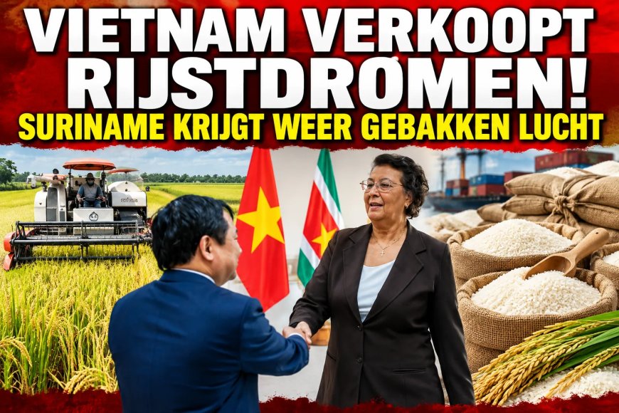 Vietnam verkoopt Suriname rijstdromen: en een bord diplomatieke lucht