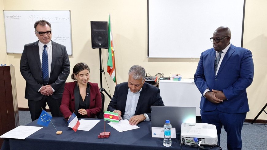 Suriname en Frankrijk tekenen intentieverklaring voor aanpak luchtvaartbeperkingen
