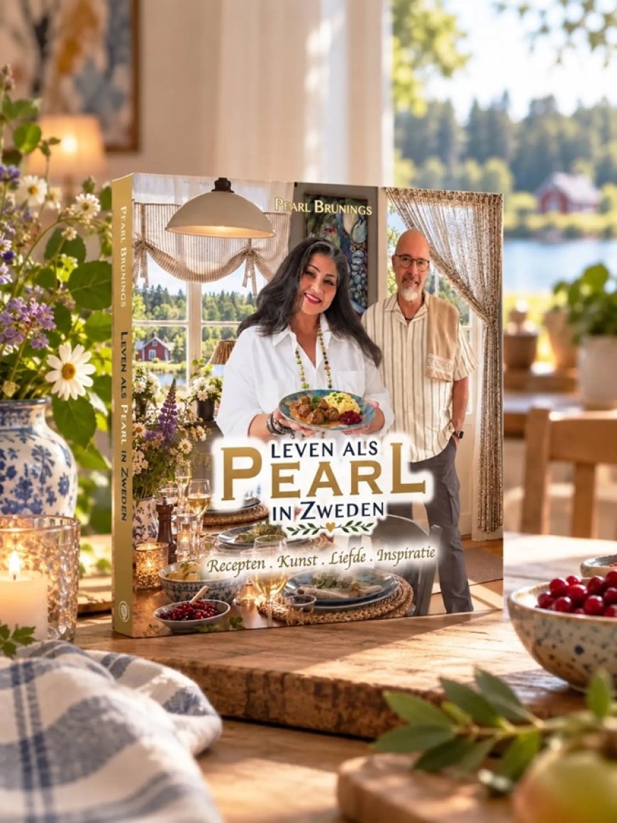 Pearl Brunings brengt digitaal receptenboek uit in boekvorm: ‘Leven als Pearl in Zweden’ comb