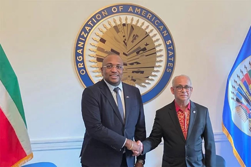 Suriname en OAS bespreken technische steun aan nationale instellingen