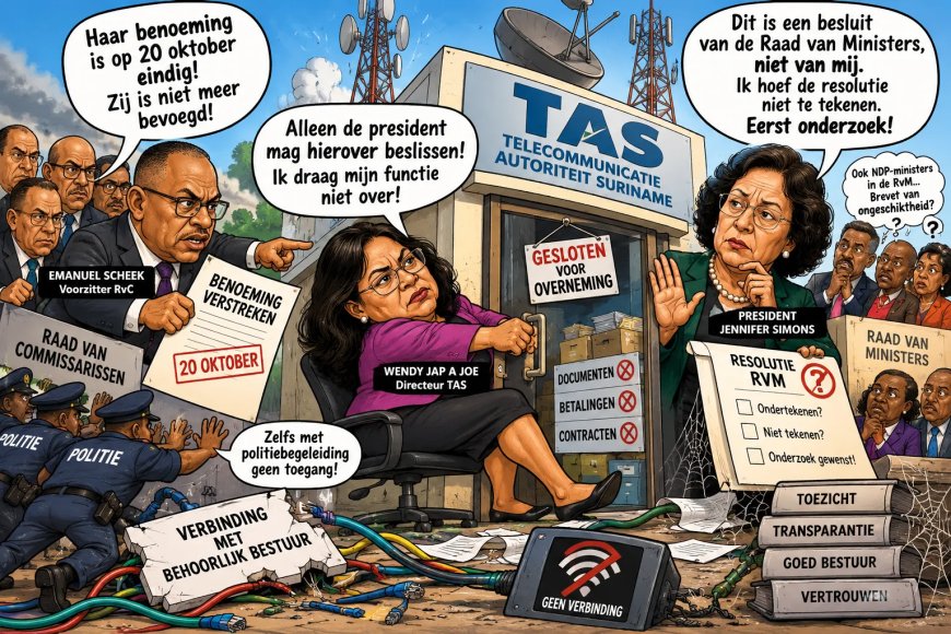 TAS: Een telecom oorlog waarin zelfs de regering geen verbinding heeft