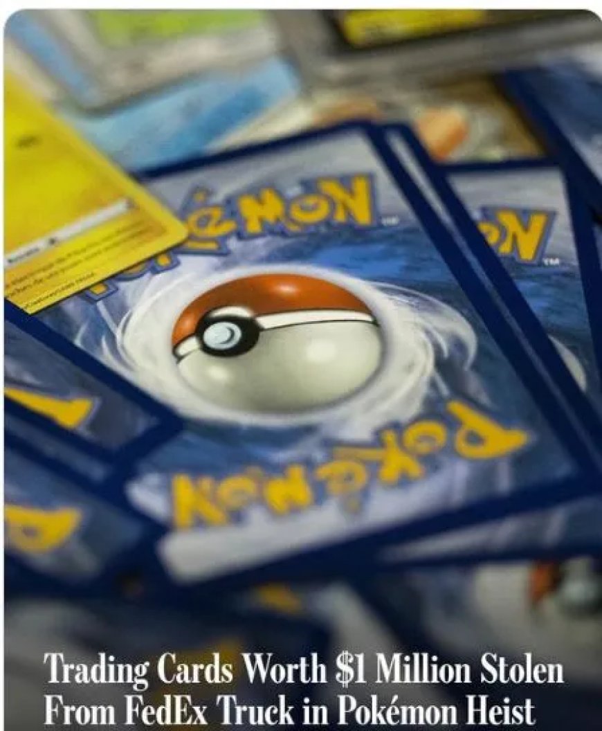 Miljoen dollar aan Pokémon-kaarten gestolen