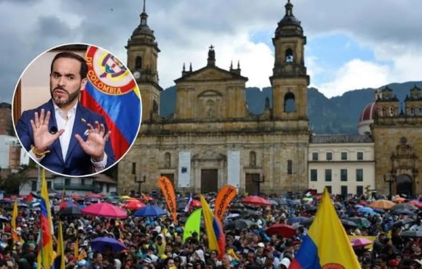 Demonstranten beschuldigen Colombiaanse regering ervan geschiedenis uit te wissen in Nationaa