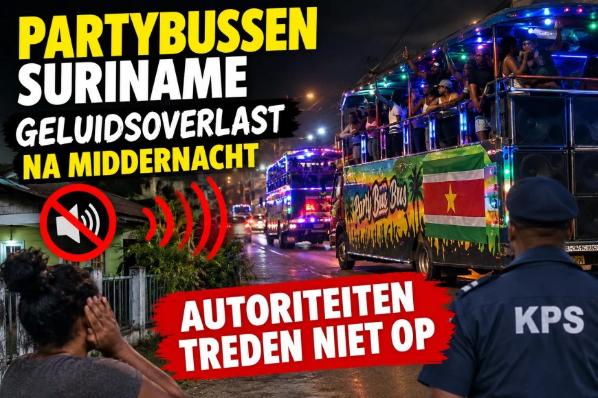 Partybussen blijven nachtrust verstoren