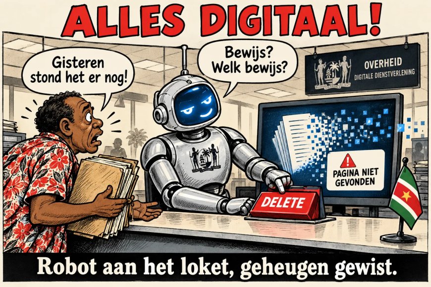 Regering digitaal, geheugen gewist