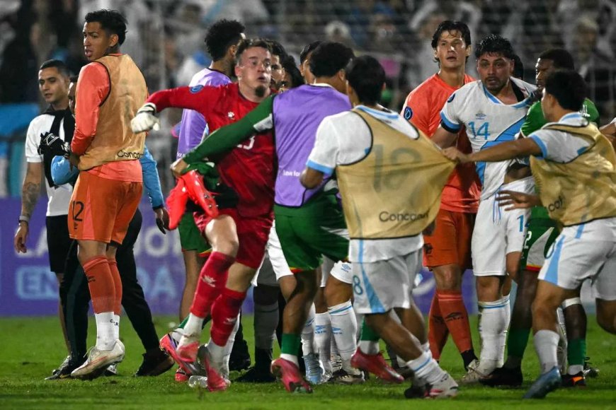 Concacaf legt zware straffen op na incidenten tijdens Guatemala-Suriname